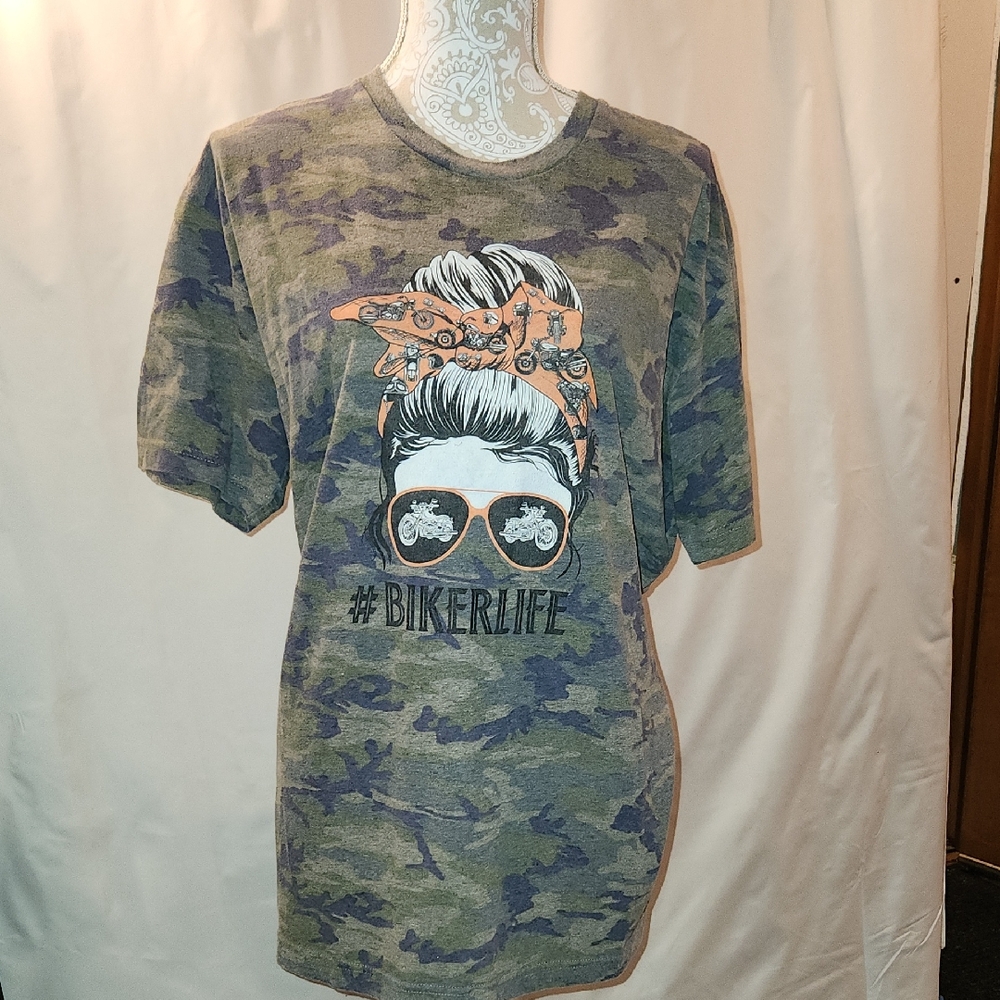 Biker Life Womend Tee Shirt